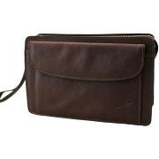 Sacoche Gerard Henon Pochette Arizona Cuir De Vachette Gras Pleine Fle...