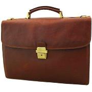 Porte document Gerard Henon Cartable Arizona Cuir De Vachette Gras 2 S...