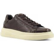 Chaussures Guess Smooth Sneaker Uomo Brown Beige FMTEBRLEA12