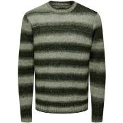 Pull Only &amp; Sons ONSMARCEL REG 3 GRADIENT CREW KNIT 22027155