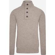 Pull Barbour Patch half zip - stone