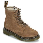 Boots enfant Dr. Martens 1460 Serena J Dark Khaki Bronx Suede