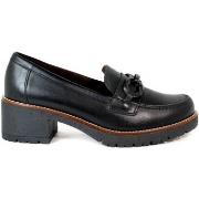 Chaussures Pitillos MOCASINES DE TACÓN MUJER 20023 NEGRO