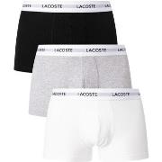 Caleçons Lacoste Lot De 3 Malles En Coton Extensible