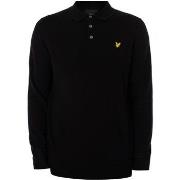 Polo Lyle &amp; Scott Polo tricoté à manches longues en laine mérinos