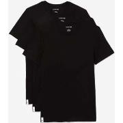 T-shirt Lacoste Tee-shirt 3 packs - noir