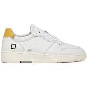 Baskets Date M997-CR-CA-HY - COURT CALF-WHITE YELLOW