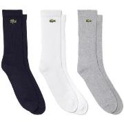 Chaussettes Lacoste Sport 3 Pack High Cut Socks Grey/White/Navy