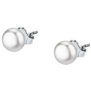 Boucles oreilles Cleor Boucles d'oreilles en argent 925/1000 et perle ...