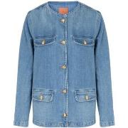 Veste Anine Bing Veste Janet en denim bleu atlantique