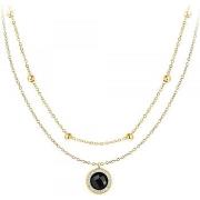 Collier Sc Bohème B2126-NOIR+B2370-DORE