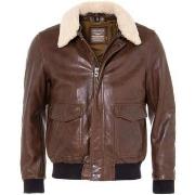 Veste Daytona CORSAIR FUR SHEEP PETROL BISON