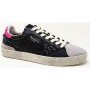 Baskets Pepe jeans BASKET FEMME LANE CITY NOIR