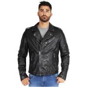 Blouson Daytona Blouson homme Golberg cuir ref 46926 Noir