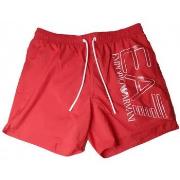 Maillots de bain Emporio Armani EA7 Short de bain Rouge EA7 Emporio Ar...