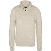 Sweat-shirt Schott Pull Homme Ref 51238 Naturel