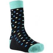 Chaussettes Crazysocks Chaussettes Homme Coton POI Noir Bleu