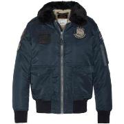 Veste Schott Blouson Aviateur Homme Ohara Ref 47280 Marine