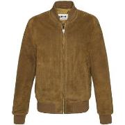 Blouson Schott Blouson bombers en cuir ref_50365 Rust