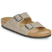 Mules Birkenstock Arizona SYN DesDust GrTaupe/Brown VEG