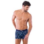 Caleçons Achile Pack de 2 boxers en coton bio motifs TELECABINE et uni