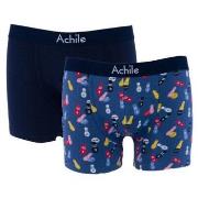 Boxers Achile Pack de 2 boxers en coton bio motifs Quilles