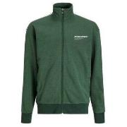 Sweat-shirt enfant Jack &amp; Jones 12249868 PANEL ZIP-DARK GREEN