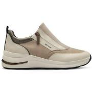 Baskets Tamaris BASKETS IMPERMÉABLE 83713 CUIR-LICRA BEIGE