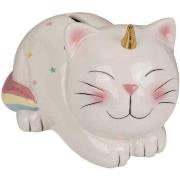 Statuettes et figurines Out Of The Blue Tirelire Chat licorne 12 cm