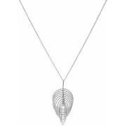 Collier Orusbijoux Collier Argent Rhodié Diamanté Spirale Vertigo