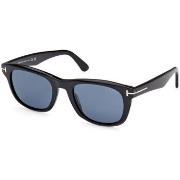 Lunettes de soleil Tom Ford FT1076 KENDEL Lunettes de soleil, Noir/Ble...