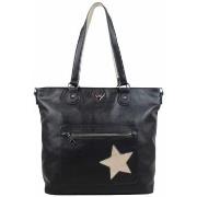 Cabas Girls Power Sac cabas ARIA - Noir étoile métallisée Or