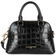 Sac Bandouliere LANCASTER Sac demi lune Zippée S Exo 524-104 Noir