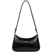 Sac a main LANCASTER Sac porte epaule en cuir ref 54232 noir 27*15*6