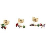 Boucles oreilles Agatha Ruiz de la Prada Set de trois piercings argent...