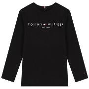 T-shirt enfant Tommy Hilfiger KS0KS00202 ESSENTIAL TEE-BDS BLACK