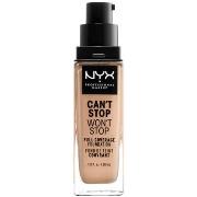 Fonds de teint &amp; Bases Nyx Professional Make Up Can't Stop Won't S...