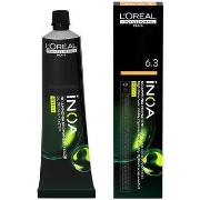 Colorations L'oréal Inoa Coloration Permanente Sans Ammoniaque 6.3 60 ...