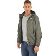 Blouson K-Way Le vrai 3.0 Claude warm vert gris-045355