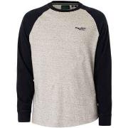 T-shirt Superdry T-shirt de baseball avec logo essentiel