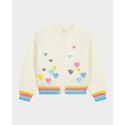 Pull enfant Billieblush Cardigan avec boutons et imprimé