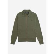 Gilet Fred Perry Sweat zippé - vert couronne de laurier