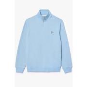 Sweat-shirt Lacoste Pull demi-zip bleu