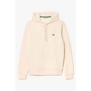 Polaire Lacoste Sweat à capuche beige