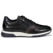 Baskets Fluchos ZAPATILLAS DEPORTIVAS NEGRAS DE PIEL HOMBRE LOUIS F160...