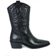 Bottes Vexed BOTA COWBOY NEGRA DE PIEL CON BORDADOS VEXED DEKA