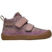 Derbies Naturino Baskets hautes barefoot en cuir et tissu NUPTY WP