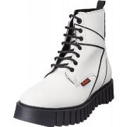 Bottines Kickers Fabulous blanc, Rangers Femme