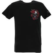 T-shirt Le Temps des Cerises Gordon tsh h black