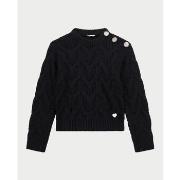 Pull enfant Guess Pull fille avec tissage et boutons